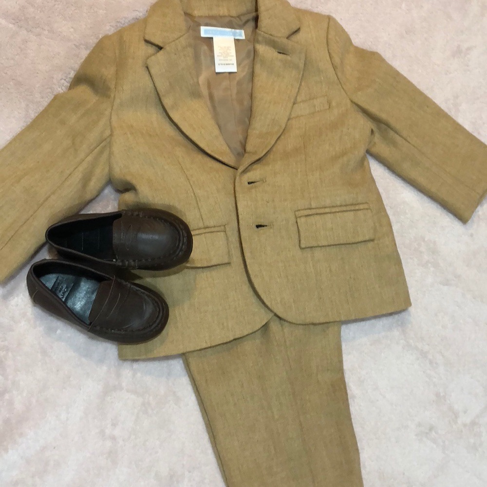 Janie and jack boys suit 12-18m